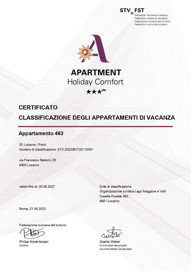 Appartamento 2,5 Con Piscina Nel Cuore Di Locarno 463 Eksteriør bilde